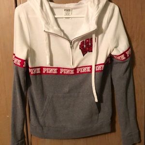 PINK WISCONSIN SWEATSHIRT!!